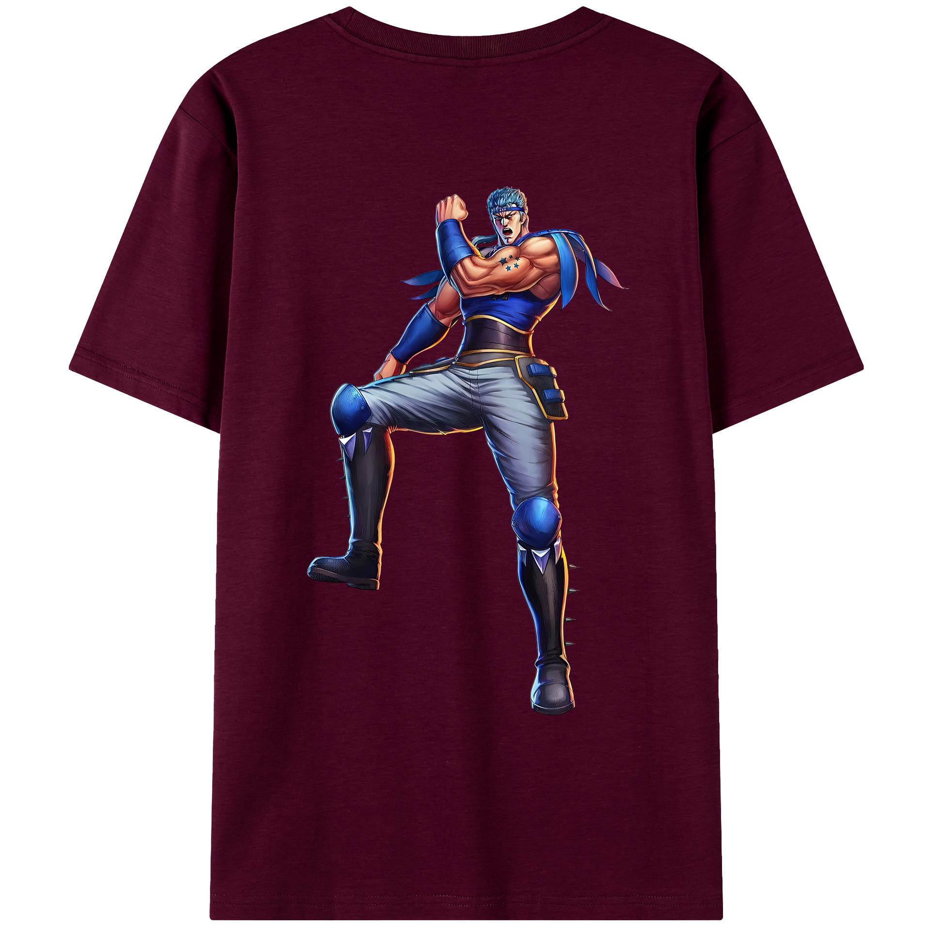 （画像用） 北斗の拳 Fist of the North Star レディース半袖Tシャツ(バックプリント)